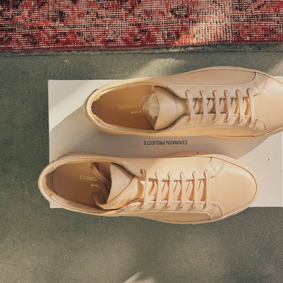 Common Projects Light Tan Sneakers - Picture 1 of 3
